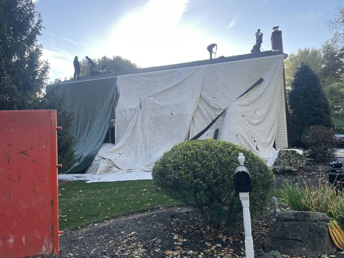 Full Property Protection · Allentown, PA — tear-off by LV Roofing