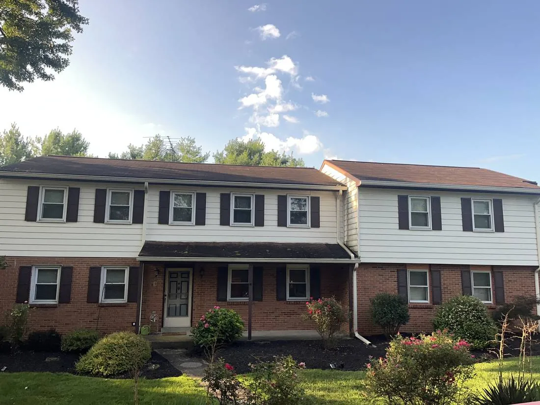 Weathered Roof · Allentown, PA — before by LV Roofing