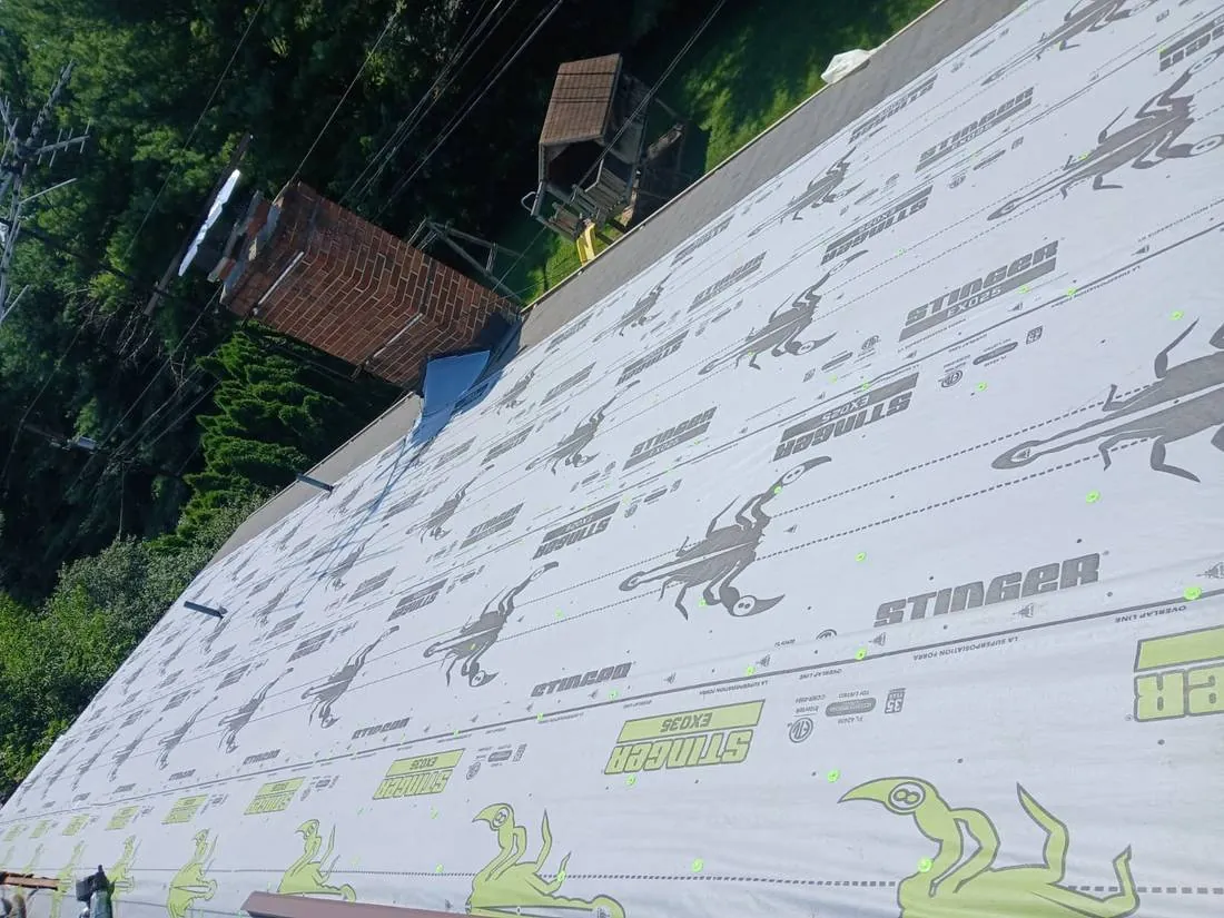 Synthetic Layment · Allentown, PA — underlayment by LV Roofing